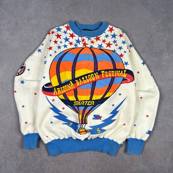 Starter Arizona Balloon Festival Crewneck Vintage - Picture 1 of 4